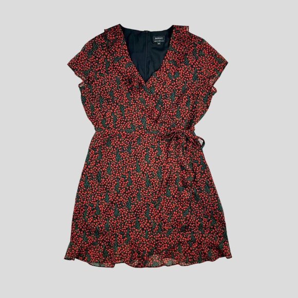 Cherry print ruffle summer dress. - Picture 1 of 4
